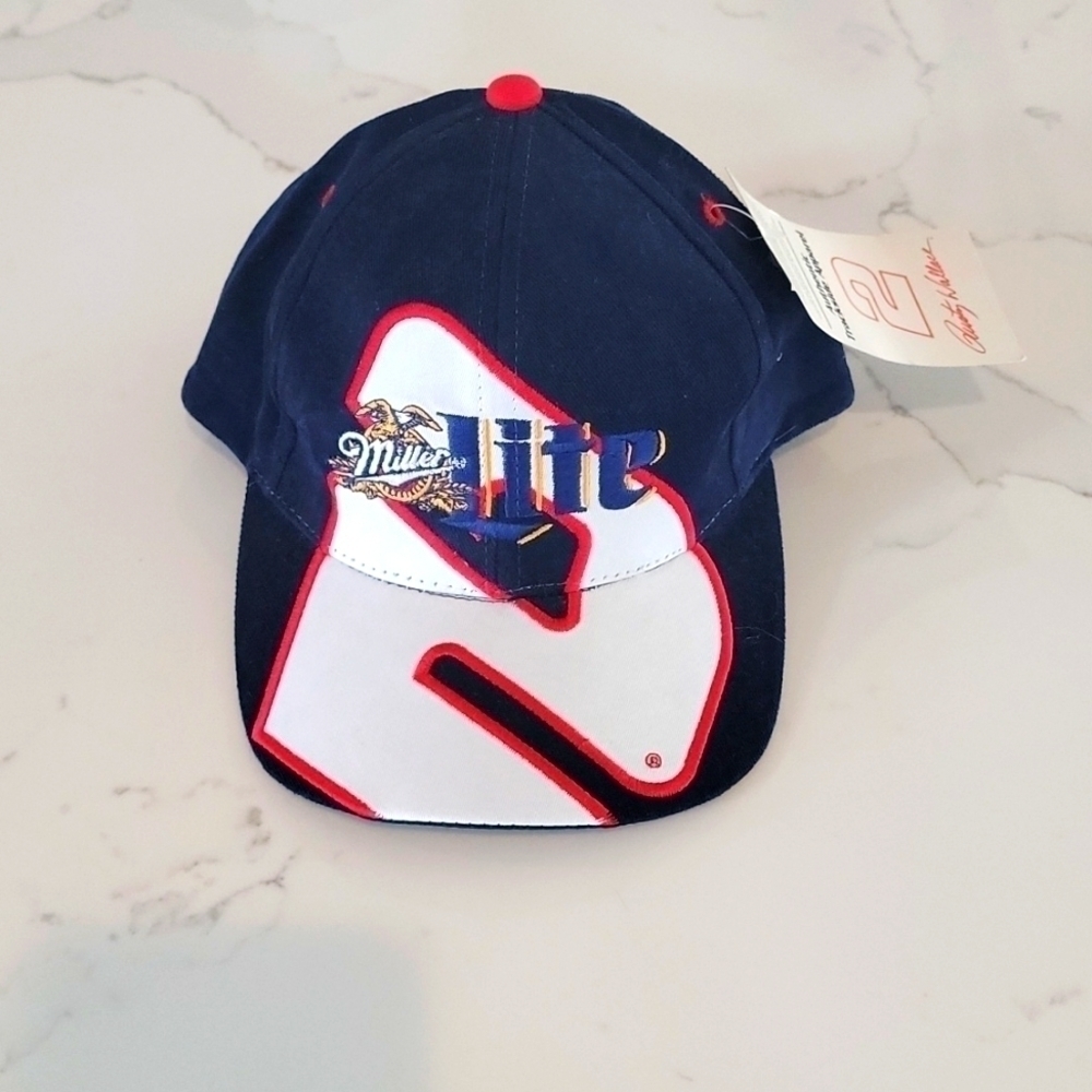 Nascar Collectible Miller Light Rusty Wallace #2 Baseball Hat Cap NWT